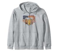 Patriotic Craft Brewing American Beer Mug Zip Hoodie