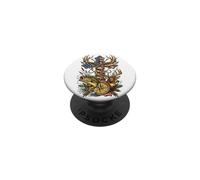 Patriotic Cross Deer Fish Compass Vintage Graphic PopSockets Adhesive PopGrip