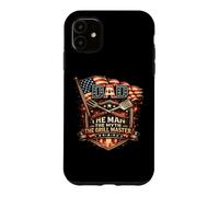 Patriotic Dad BBQ Master American Flag Grilling Design Case for iPhone 11