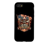 Patriotic Dad BBQ Master American Flag Grilling Design Case for iPhone SE (2020) / 7/8