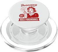 Patriotic Democracy Dying 4th of July Fireworks PopSockets PopGrip for MagSafe