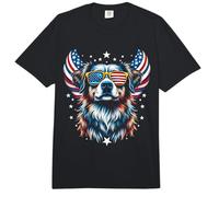 Patriotic Dog Comfort Colors Adult Heavyweight T-Shirt