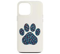 Patriotic Dog Paw Print American Flag Stars 4th of July Case for iPhone 13 Pro Max
