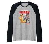 Patriotic Dogs 4th of July American Flag Raglan Baseball Tee