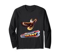Patriotic Eagle Ascent Freedom Emblem Long Sleeve T-Shirt