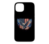 Patriotic Eagle Flag Grunge Electric Design Case for iPhone 13
