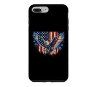 Patriotic Eagle Flag Grunge Electric Design Case for iPhone 7 Plus/8 Plus