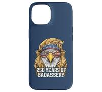 Patriotic Eagle Mullet | 250 Years of Badassery in America Case for iPhone 15