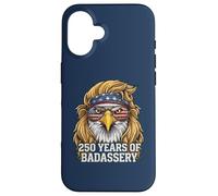 Patriotic Eagle Mullet | 250 Years of Badassery in America Case for iPhone 16