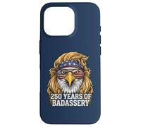 Patriotic Eagle Mullet | 250 Years of Badassery in America Case for iPhone 16 Pro