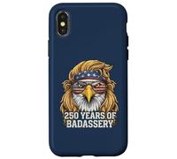Patriotic Eagle Mullet | 250 Years of Badassery in America Case for iPhone X/XS