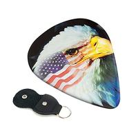 Patriotic Eagle Printed Guitar pick Guitar Plectrums for Acoustic Guitar Electric Guitar Bass Guitar - Guitar Accessories - 6 Pack 0.46mm