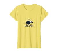 Patriotic Eagle Spirit American Pride Mens Graphic T-Shirt, Women, Lemon, XS