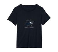 Patriotic Eagle Spirit American Pride Mens Graphic T-Shirt, Women's Plus, Black, 4X