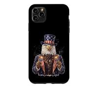 Patriotic Eagle Uncle Sam Sparkler Top Hat July 4th Case for iPhone 11 Pro Max