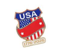 Patriotic Eagled Pin for 25th Anniversary Independence Day Commemoration Lapel Badge for Clothing Accessories