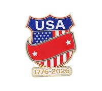 Patriotic Eagled Pin for 25th Anniversary Independence Day Commemoration Patriotic Lapel Badge for Clothing Accessories