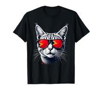 Patriotic East Timor Tabby Cat East Timorese Flag T-Shirt
