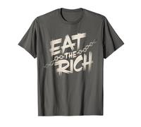 Patriotic EAT The Rich Socialist Anti Capitalist Activism T-Shirt