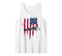 Patriotic F-4 Phantom The Mcdonnell Douglas America Flag tee Tank Top