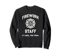 Patriotic FIREWORK STAFF Safety Director July 4th Pyro Tech Sweatshirt