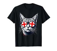 Patriotic Georgia Tabby Cat Georgian Flag T-Shirt