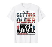 Patriotic Getting Older More Valuable Graphic T-Shirt