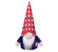 Patriotic Gnomes | Faceless Doll,Faceless Dwarf | Red White Blue Handmade Tomte Ornaments for Home Party Decorations Memorial Presidents Veterans Days Tiered Tray Shelf Tabletop Fireplace