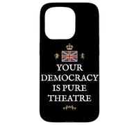 PATRIOTIC GREAT BRITAIN SUPPORT BRITISH UK DEMOCRACY THEATRE Case for iPhone 15 Pro