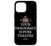 PATRIOTIC GREAT BRITAIN SUPPORT BRITISH UK DEMOCRACY THEATRE Case for iPhone 16 Pro Max