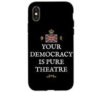 PATRIOTIC GREAT BRITAIN SUPPORT BRITISH UK DEMOCRACY THEATRE Case for iPhone X/XS
