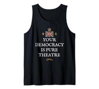 Patriotic Great Britain Support British UK Democracy Theatre Tank Top