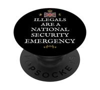PATRIOTIC GREAT BRITAIN SUPPORT BRITISH UK NATIONAL SECURITY PopSockets Adhesive PopGrip