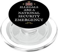 PATRIOTIC GREAT BRITAIN SUPPORT BRITISH UK NATIONAL SECURITY PopSockets PopGrip for MagSafe