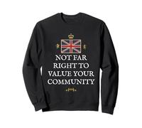 PATRIOTIC GREAT BRITAIN SUPPORT BRITISH VALUE COMMUNITY UK Sweatshirt