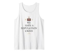 Patriotic Great BRITAINS Pride British Population Crisis UK Tank Top