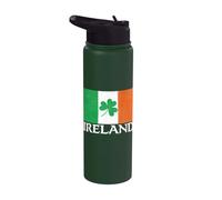 Patriotic Irish Flag Ireland St. Patrick's Day Stainless Steel Insulated Water Bottle