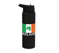 Patriotic Irish Flag Ireland St. Patrick's Day Stainless Steel Insulated Water Bottle
