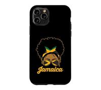 Patriotic Jamaican Root And Heritage | Jamaica Afro Girl Case for iPhone 11 Pro