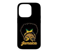Patriotic Jamaican Root And Heritage | Jamaica Afro Girl Case for iPhone 14 Pro