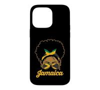 Patriotic Jamaican Root And Heritage | Jamaica Afro Girl Case for iPhone 14 Pro Max
