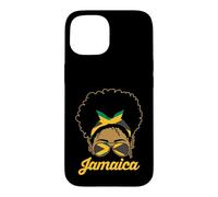 Patriotic Jamaican Root And Heritage | Jamaica Afro Girl Case for iPhone 15