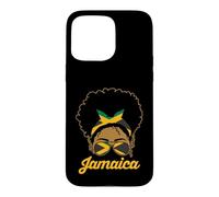 Patriotic Jamaican Root And Heritage | Jamaica Afro Girl Case for iPhone 15 Pro Max