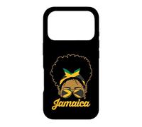 Patriotic Jamaican Root And Heritage | Jamaica Afro Girl Case for iPhone 17 Pro