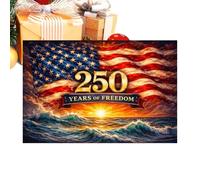 Patriotic Jigsaw Puzzles,1776-2026 America Anniversaries Commemorative Puzzles | History Anniversaries Jigsaw | for Home Living Room Bedroom Office 4th of July Memorial Day Veterans Day