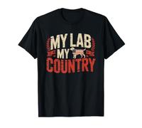 Patriotic Labrador Mom Lab Country Fourth July USA American T-Shirt