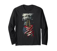 Patriotic Ladder Long Sleeve T-Shirt