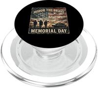 Patriotic Memorial Day Honor The Fallen Military Heroes PopSockets PopGrip for MagSafe