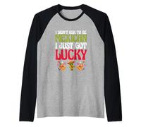 Patriotic Mexico I Didn’t Ask To Be Mexican I Just Got Lucky Raglan Baseball Tee