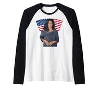 Patriotic Michelle Obama Women History Month Love Motivation Raglan Baseball Tee